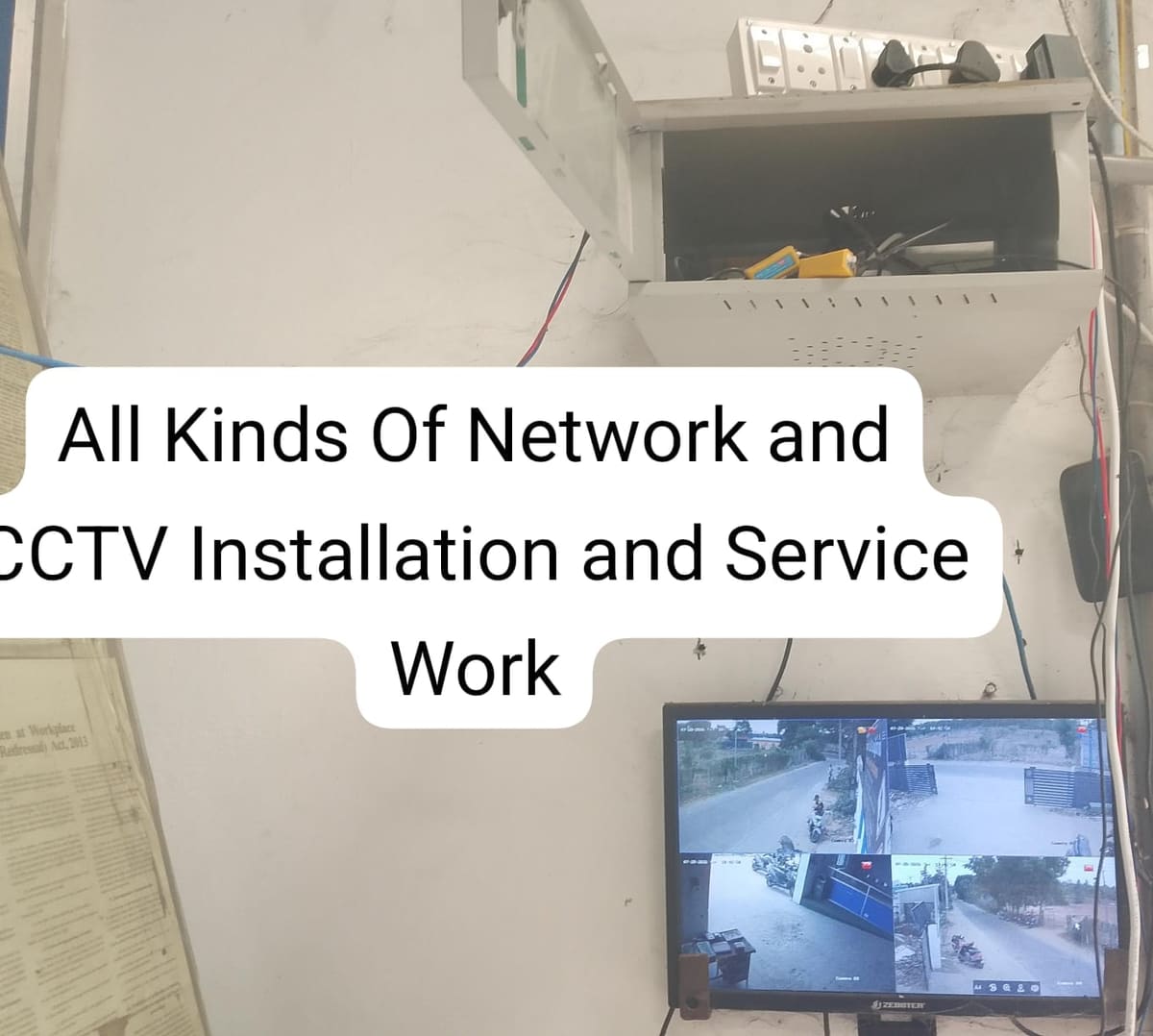 Office IT networking and wireless infrastructure installation